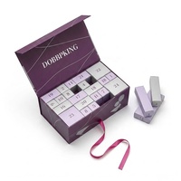 Boîte Cadeau en Papier Kraft Pliante de Luxe avec Aimant pour Cosmétiques et Parfums, avec Ruban, Emballage Plat Écologique