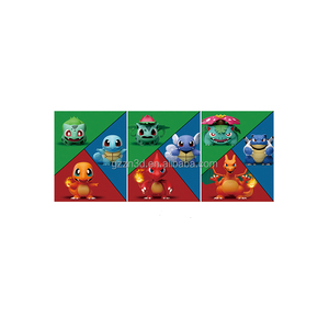 3 hình ảnh thay đổi lật Anime nhân vật Áp phích 12x16 inch in ấn hình ảnh - Product Image 4