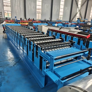 เครื่องทำแผ่นหลังคาสองชั้น, เครื่องขึ้นรูปแผ่นหลังคา IBR, เครื่องจักรยอดนิยมสำหรับร้านขายวัสดุก่อสร้างในซิมบับเว - Product Image 2