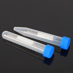 Yuan Yi Centrifuge <b>Tube</b> 10Ml Round Bottom Screw Cap Transparent <b>Plastic</b> Laboratory Supply - Product Image 2