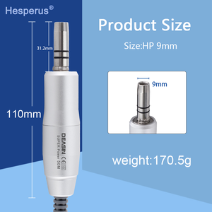 Motore elettrico senza spazzole dentale tipo E 50000 RPM per manipolo a angolo retto per la fornitura di laboratorio dentale lucidatrice per micromotori - Product Image 5