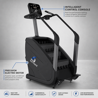 Equipo de Gimnasio Ajustable para Escalar, Escaladora Eléctrica Automática, Máquina Stepmill