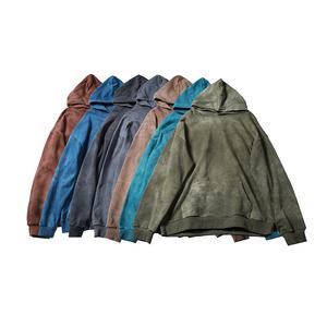 LOGOTIPO personalizado Nueva llegada Retro Tie Dye Sudadera con capucha Unisex Peinado Algodón Cuello redondo Streetwear Sudaderas con capucha - Product Image 1