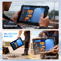 Tablet PC Industrial Resistente de 10 Pulgadas OEM/ODM, con NFC, Huella Dactilar, Windows I5, IP65, Resistente al Agua, 4G, 5G, Personalizable