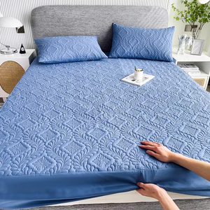 <span class=keywords><strong>Protector</strong></span> de Colchón Impermeable, Sábana Ajustada Gruesa, Almohadilla de Colchón Transpirable y Silenciosa para Camas Twin_Double_Queen_King Size - Product Image 3