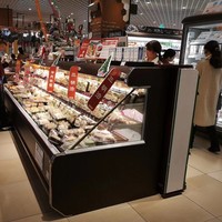 Commerciële koelkast supermarkt koelkast fruit- en groentepresentatie open koeler multideck groentekoeler LED verlichting digitaal 3