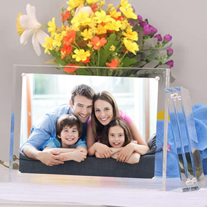 <span class=keywords><strong>Acrylic</strong></span> 4x6 Đơn Lập Hai Mặt Từ Hình Ảnh Khung Rõ Ràng Không Khung Trong Suốt Vuông Máy Tính Để Bàn Hiển Thị Quà Tặng Khung Ảnh - Product Image 4