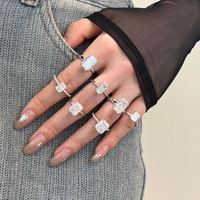 Anillos de Boda de Plata de Ley S925 con Circonita Cúbica 8A de Dylam Wholesale, Anillo de Joyería de Diamantes de Compromiso para Mujer, Anillos Personalizados