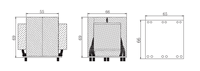 EE42 EE55 EE65 EE70 Application industrielle 2KW 3KW/3.5KW convertisseur de commutation transformateurs SMPS