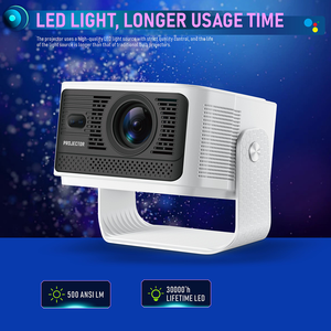 Portable HY350Max Smart GTV <b>Projector</b> 1080P 500 ANSI Auto Focus WiFi 6 BT5.4 Dual-Band Home Cinema - Product Image 6