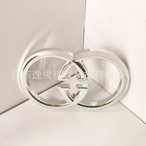 Double Ring <b>Sofa</b> Decorative Buckle 170mm Plastic High Quality Contemporary Furniture Hardware Warm <b>Gold</b> Silver Color - Product Image 3