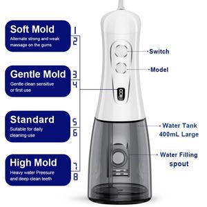 Flosser dentaire électrique portatif d'eau transfrontalier direct d'usine pour la mise à l'échelle dentaire et l'élimination des calculs - Product Image 4