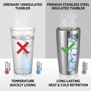Vaso Térmico de Acero Inoxidable de 20oz con Tapa Magnética Original, Termo para Cerveza, Vaso Aislado al Vacío, Vaso Térmico de 20 Onzas, Vaso Magnético de Venta Caliente - Product Image 4