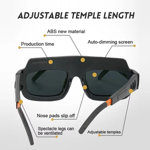 Gafas de Soldadura Automáticas con Atenuación de Luz, Protección Solar y Antideslumbrante, Herramientas para Soldadura con Argón, Mayor Comodidad y Eficiencia - Product Image 2