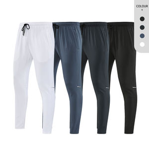 <span class=keywords><strong>Pantalones</strong></span> Deportivos al por Mayor para <span class=keywords><strong>Hombre</strong></span>, 90% Poliéster, 10% Elastano, Cuatro Colores Sólidos, Diseño <span class=keywords><strong>de</strong></span> Pierna Recta <span class=keywords><strong>con</strong></span> Franja Reflectante - Product Image 5