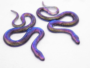 YS orecchini a forma di serpente con stampo in resina testa di serpente stampo morbido spesso Non deformabile e riutilizzabile estremamente resistente - Product Image 4