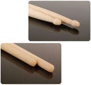 Fabrika doğrudan satış 5A 7A amerikan klasik Hickory Drumsticks davul seti için Sticks uygulama öğretimi