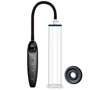 Pompe à pénis électrique lavable sans latex pour hommes, entraîneur de masturbation pour adultes, agrandisseur sans effets secondaires, avec lubrifiant/spermicide - Product Image 4