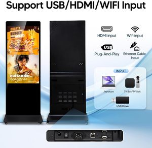 Tự động hiển thị xoay kỹ thuật số biển hiển thị 75-inch cơ giới đứng với điều khiển từ xa cho triển lãm - Product Image 4