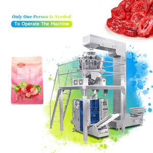 Machine d'emballage plastique multifonctionnelle sur mesure pour sachets de granulés, fruits secs, céréales, sucre, riz et aliments - Product Image 1