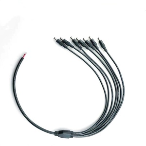 1 Tot 8 Poort Dc <span class=keywords><strong>Plug</strong></span> Splitter Kabel, Dc Power 1 Vrouwelijke Naar 8 Mannelijke Connector Splitter Kabel, 5.5X2.1Mm Voor Led Power Adapters - Product Image 2