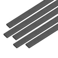 Barre plate en fibre de carbone pultrudée légère, longueurs 500 mm et 1000 mm, épaisseurs 6/10 mm, pour cerfs-volants et avions RC