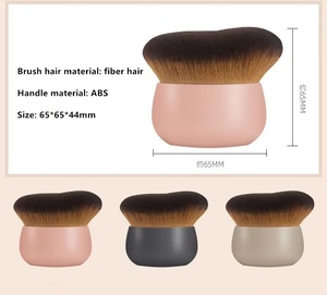 Pinceau Kabuki de <span class=keywords><strong>Maquillage</strong></span> Écologique de Haute Qualité, Manche en Plastique, Poils Synthétiques, Outil de <span class=keywords><strong>Maquillage</strong></span> <span class=keywords><strong>Désinfectant</strong></span>, Rasage du Visage JHD - Product Image 3