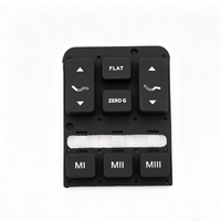 Clavier à membrane en silicone personnalisé, dôme conducteur en carbone, surface pulvérisée pour appareils électroménagers