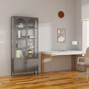 Armoire <span class=keywords><strong>de</strong></span> présentation en acier 2 portes en verre armoire à gagner casier <span class=keywords><strong>de</strong></span> <span class=keywords><strong>balcon</strong></span> armoire <span class=keywords><strong>de</strong></span> <span class=keywords><strong>rangement</strong></span> <span class=keywords><strong>de</strong></span> livres en métal bibliothèques <span class=keywords><strong>de</strong></span> salon avec pieds - Product Image 4