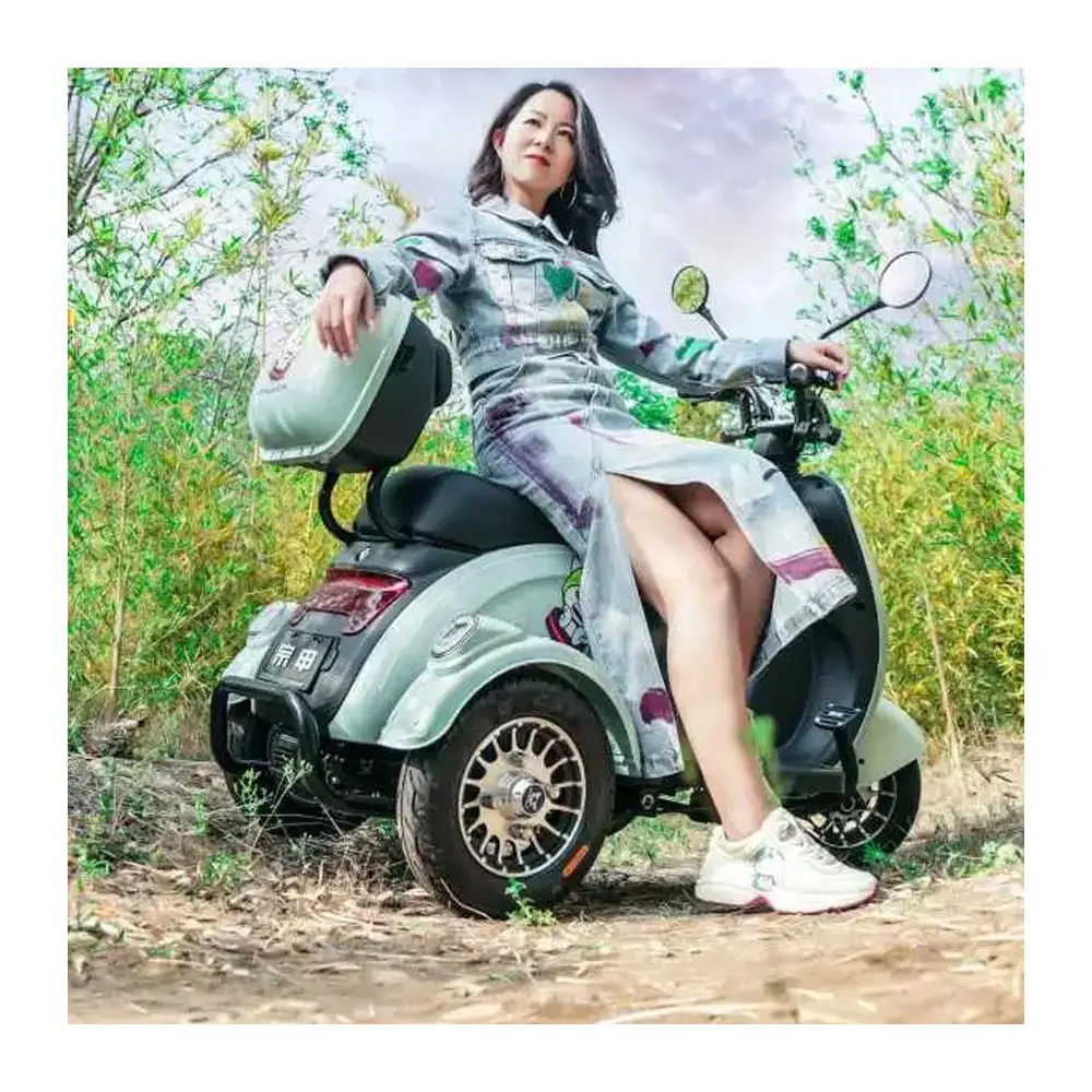 Adult Electric Rickshaw 3 Wheel Car Scooter for Girls / China Three Wheel E Tricycle Motorcycle Bicycle Trike