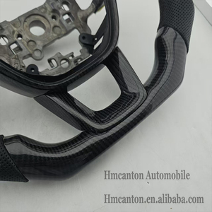 Volante Deportivo de Fibra de Carbono y Cuero para Honda Civic 11ª Generación, Venta al Por Mayor - Product Image 3