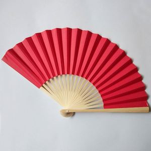 Éventail pliant en bambou naturel, vente en gros, promotion de marque pour mariage espagnol, impression de logo personnalisé, éventail à main en vrac - Product Image 1