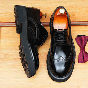 Conjunto de Vestimenta Formal para Hombre, Modelo 2026, en Cuero Genuino, con Zapatos de Cuero para Hombre - Product Image 5