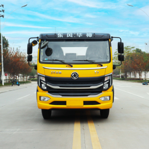 Camion de dépannage à plateau plat manuel Dongfeng 4X2 5 tonnes 6 tonnes, neuf, diesel, norme EURO 6, pour le sauvetage routier d'urgence - Product Image 5