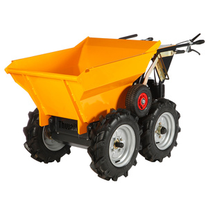 Mini carretilla barata China resistente 250kg capacidad de carga construcción volquete carretilla - Product Image 6