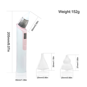 Prezzo di fabbrica miglior prodotto per la cura del naso pulitore regolabile aspirazione potente aspiratore nasale elettrico per bambini - Product Image 2