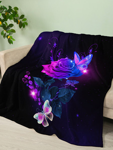 Tùy Chỉnh Kỹ Thuật Số In 100% Polyester Flannel Lông Cừu Ném Đan Tăng Thiết Kế Cho Valentine Của Ngày Cưới Ấm Chăn Cho Cuộc Sống - Product Image 4