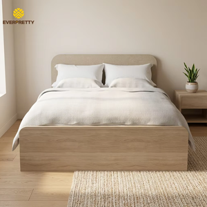 <span class=keywords><strong>Letto</strong></span> Matrimoniale in Legno Stile Nordico Moderno per <span class=keywords><strong>Hotel</strong></span>, Appartamenti, Camere d'Albergo e Ostelli - Misura Queen per 2 Persone - Product Image 1