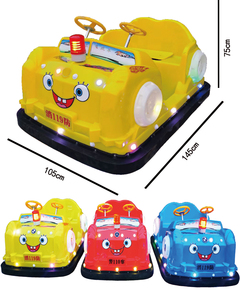 Proveedor Chino de Autos de Choque Eléctricos para Niños, <span class=keywords><strong>Bob</strong></span> <span class=keywords><strong>Esponja</strong></span>, con Luces LED, 20v, Juguete Luminoso de Diversión - Product Image 6