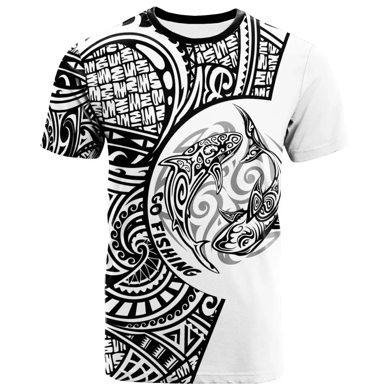 Sublimation Nauru Men's T-shirts Drop Shipping Nauru Go Fishing Now design T Shirt For Men Logo Printing Polyester T-shirt