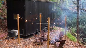 Vente en gros Maison conteneur de 40 pieds Petites maisons préfabriquées en acier Tube de grand-mère français Maison mobile préfabriquée extérieure avec remorque - Product Image 4