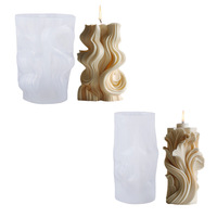 Neue Ideen Welle Aromatherapie Kerzenform Silikon DIY Diffusor Stein Dekorative Ornamente Kreuz Exklusive Unregelmäßige Form