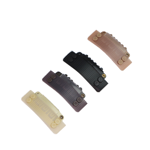 Velcro 9 diş saç uzatma araçları ile basmalı klips s saç uzatma basmalı klips peruk saç klipleri doğrudan Metal sopa olabilir - Product Image 2