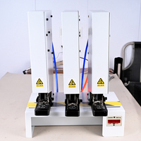 Agrafeuse pneumatique métallique robuste à trois têtes, capacité 4800 agrafes 24/6 de 2 cm d'épaisseur, aiguille précise pour impression