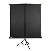 Écran de projection portable rétractable blanc mat de 150 pouces sur trépied pour salle de classe, bureau et réunions