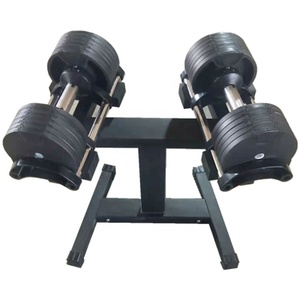 Adjustable Cast Iron Dumbbell Set 32kg Home Gym Rack Steel <strong>Barbell</strong> <strong>with</strong> 90lb <strong>Weight</strong> Capacity for Home Use - Product Image 1