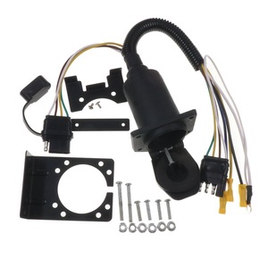 Trailer <b>Plug</b> <b>Adapter</b> 4 Pin To 4 7 Pin Converter Car Rv <b>Power</b> Supply Taillight Connection - Product Image 2