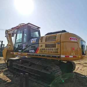 Excavatrice sur chenilles d'occasion CAT 329D2, 29 tonnes, pour terrains d'excavation moyens, bon prix, excavatrice Caterpillar du Japon pour la ferme - Product Image 3