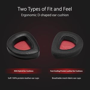 Casque de jeu filaire ROG Delta S Core en gros, 3,5 mm, circum-auriculaire avec micro, haut-parleurs 40 mm, son surround virtuel 7.1, plastique noir - Product Image 3
