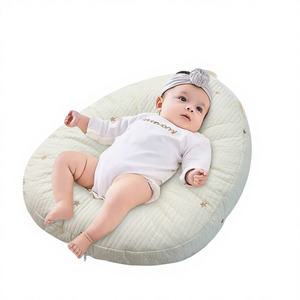 หมอนรองให้นมบุตรแบบนุ่มสำหรับขายส่ง ฟังก์ชั่นสำหรับพ่อแม่และลูก  วัสดุโฟมสำหรับจัดท่าให้นม  ผ้าคลุมทำจากผ้าฝ้าย/ใยไผ่  ป้องกันแบคทีเรีย - Product Image 1